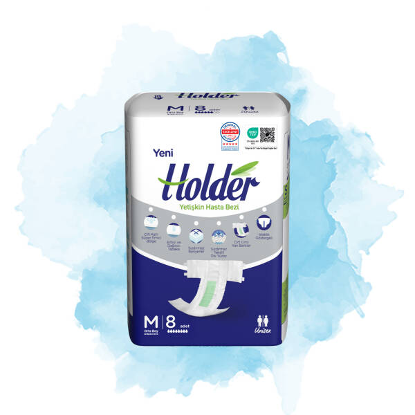 Holder Medium Yetişkin Hasta Bezi - 8 Adet - 1