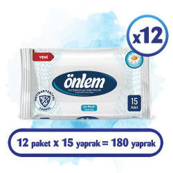 Önlem Antibakteriyel Cep Mendil 15x12 Adet - 1