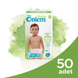 Önlem Botanika Bebek Bezi Aylık Fırsat 7 Beden XXLarge 50 Adet (19+ kg) - 2