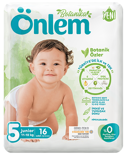 Önlem Botanika Bebek Bezi Jumbo Paket Junior 16 Adet (11-18 kg) - 1