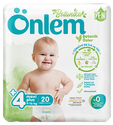 Önlem Botanika Bebek Bezi Jumbo Paket Maxi Plus 20 Adet (9-16 kg) - 1