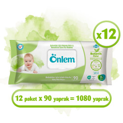 Önlem Botanika Islak Havlu 90x12 Adet - Önlem