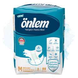 Önlem Medium Yetişkin Hasta Bezi - 8 Adet - Önlem