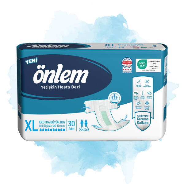 Önlem XL Yetişkin Hasta Bezi - 30 Adet - 1